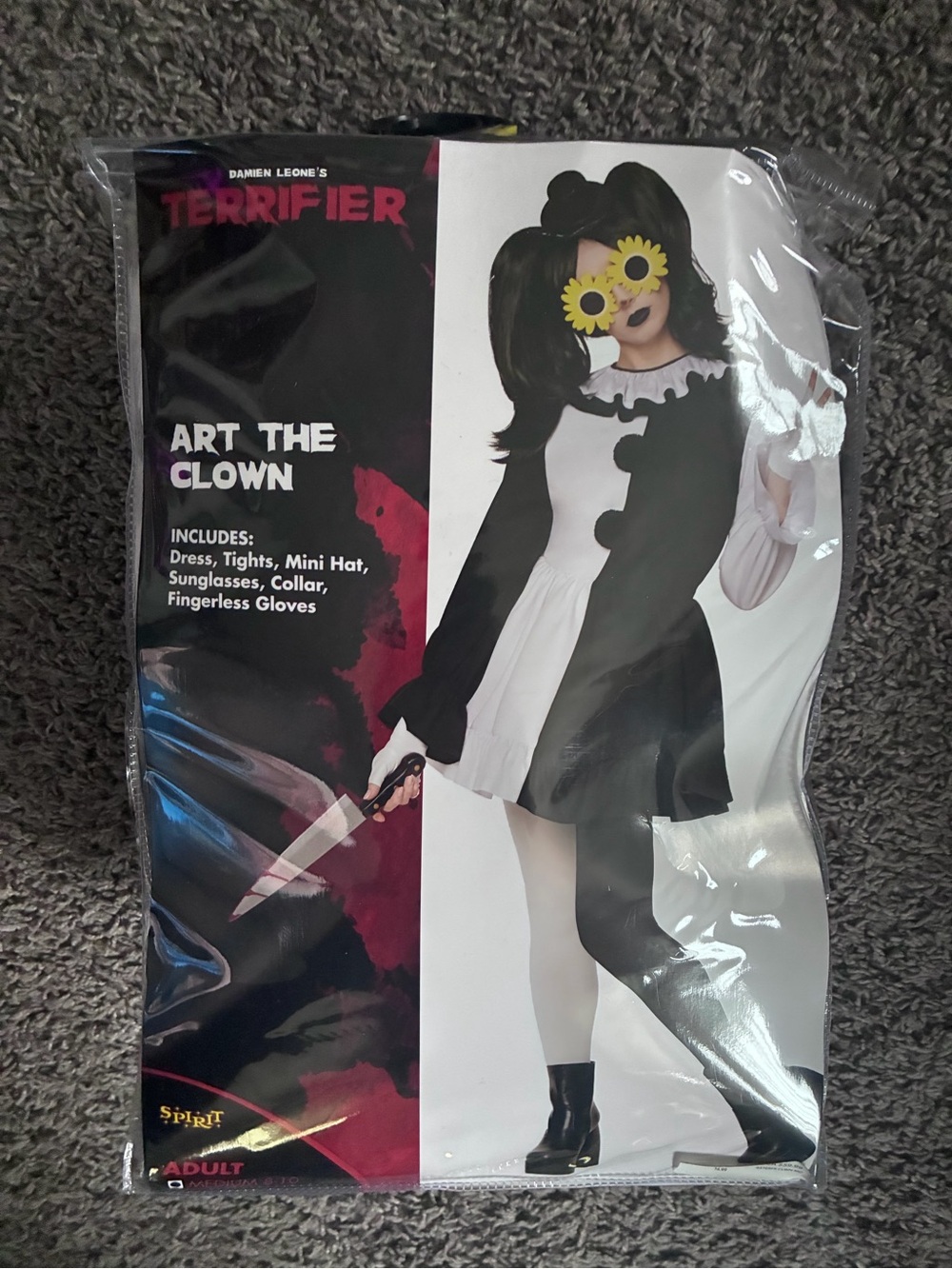 Women’s Art the Clown Terrifier Costume size Medium